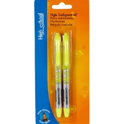 2 STYLOS SURLIGNEURS