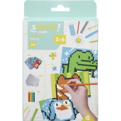 Activité créative pixel art x8