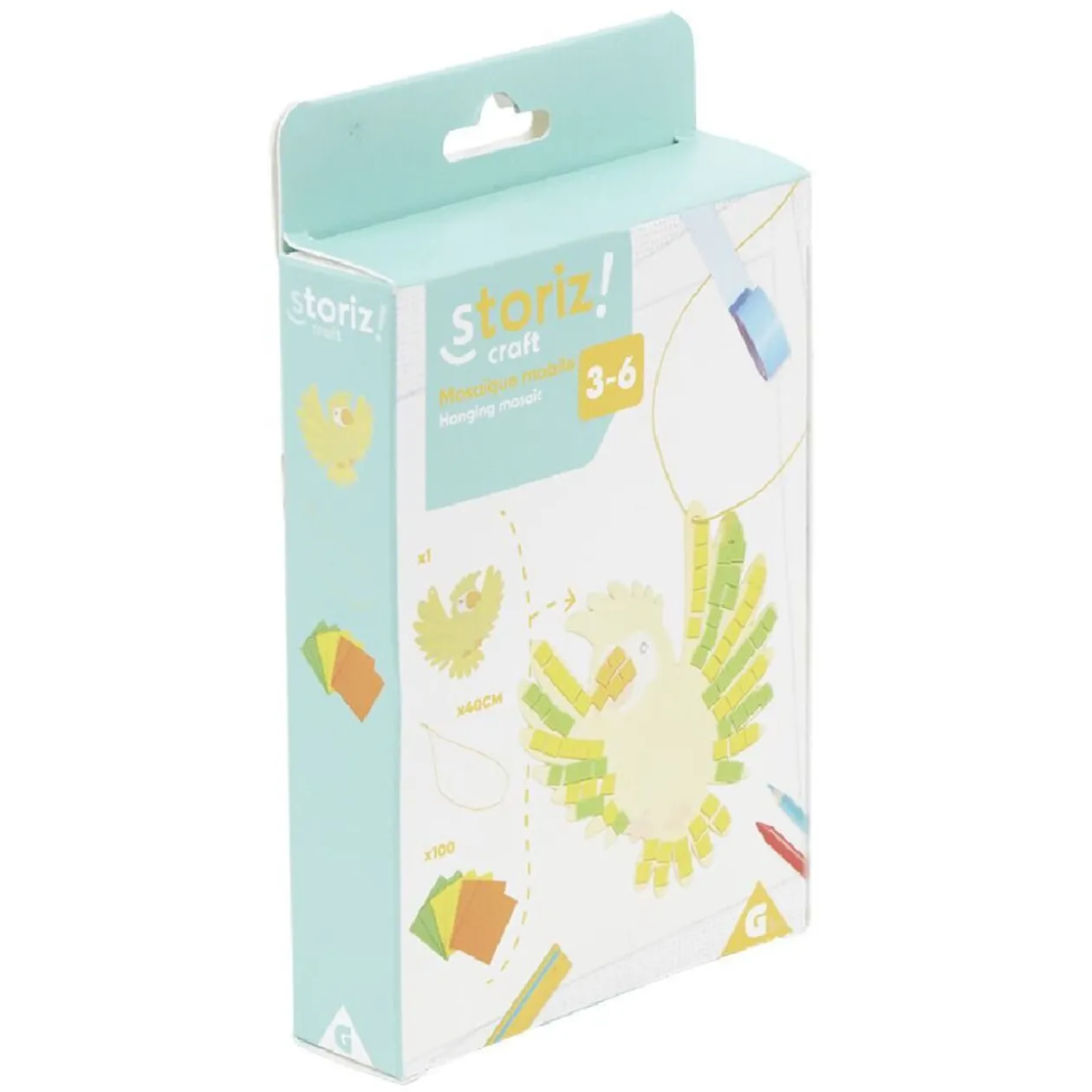 Activité mosaïque perroquet