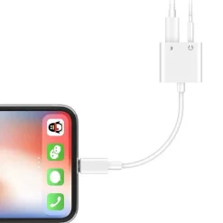 Adaptateur Lightning et jack 2 en 1