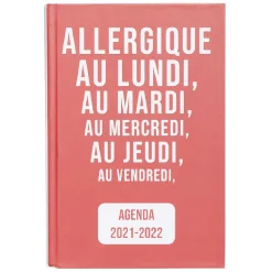 Agenda scolaire Premium Allergique 2021 2022