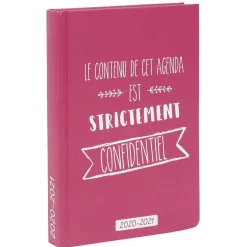 Agenda scolaire Premium confidentiel 2020 2021