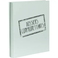 Album photo inscription Dossiers compromettants