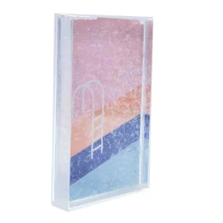 Album photo piscine à paillettes