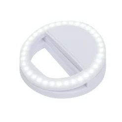 Anneau lumineux pour selfie blanc