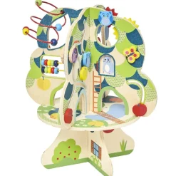 Arbre d'éveil multi-activités en bois