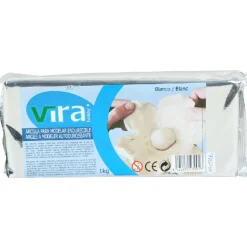 Argile à modeler blanche