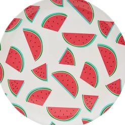 Assiette décor exotique jungle