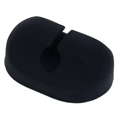 Attache câble adhésif 1 entrée noir ou blanc