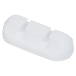 Attache câble adhésif 2 entrées noir ou blanc