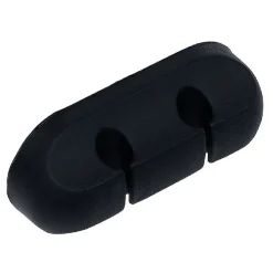 Attache câble adhésif 2 entrées noir ou blanc