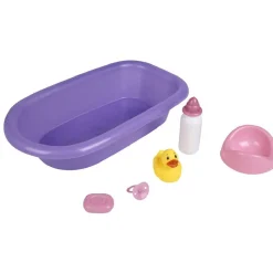 Baignoire et accessoires pour poupon