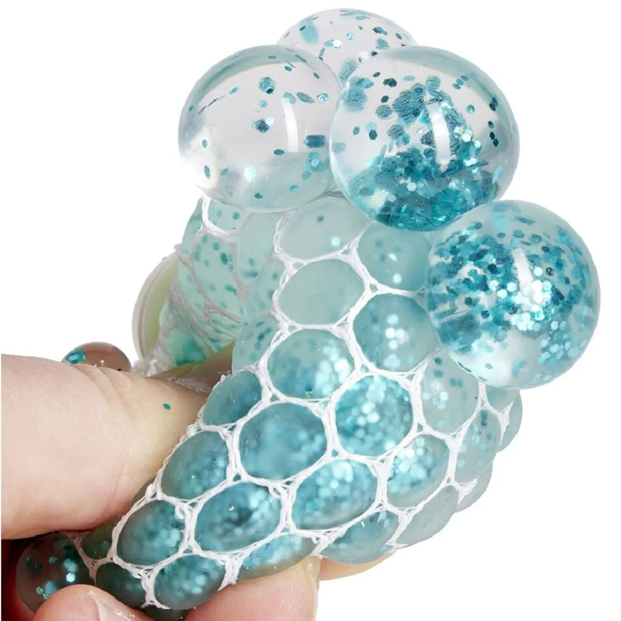 Balle anti-stress cervelle pailletes - 4 modèles