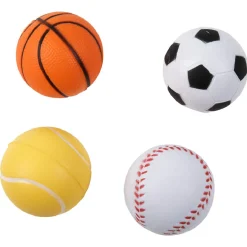 Balle de sport en mousse (x4)