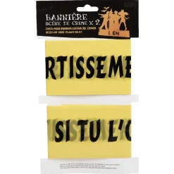 Bannière scène de crime 6 m x2