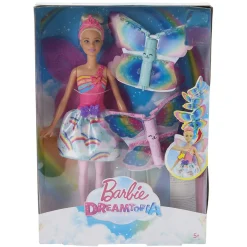 Barbie volante Dreamtopia fée papillon