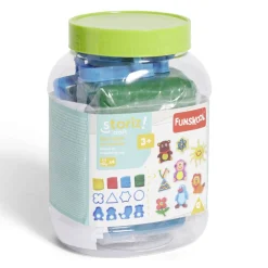 Baril de 4 pâtes à modeler 120g avec accessoires de moulage