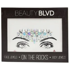 Bijoux de peau strass autocollant pour visage