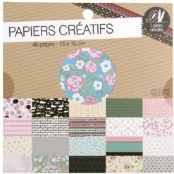 Bloc papier créatif 40 pages
