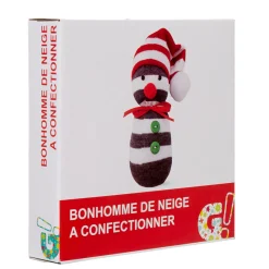 Bonhomme de neige Noël à confectionner