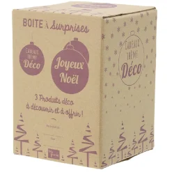Boîte cadeau surprise déco bougie roses éternelles