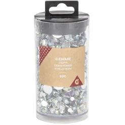 Boîte de gemmes argentées 80 g