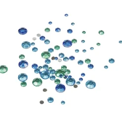 Boîte de gemmes bleues et vertes 80 g