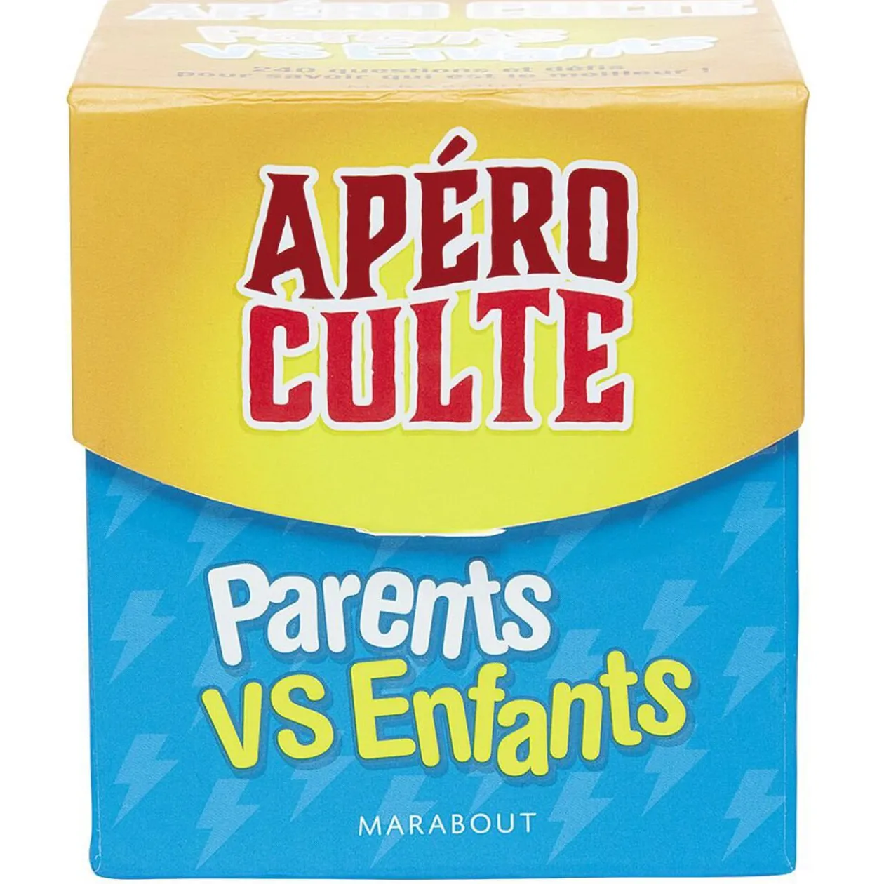 Boîte mini jeu Apéro Culte Parents VS Enfants