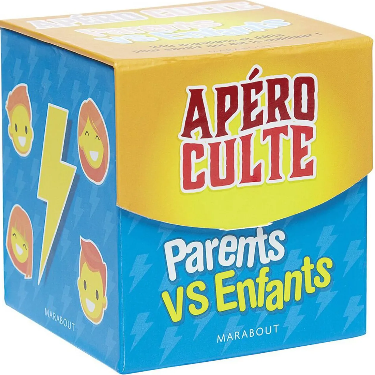 Boîte mini jeu Apéro Culte Parents VS Enfants