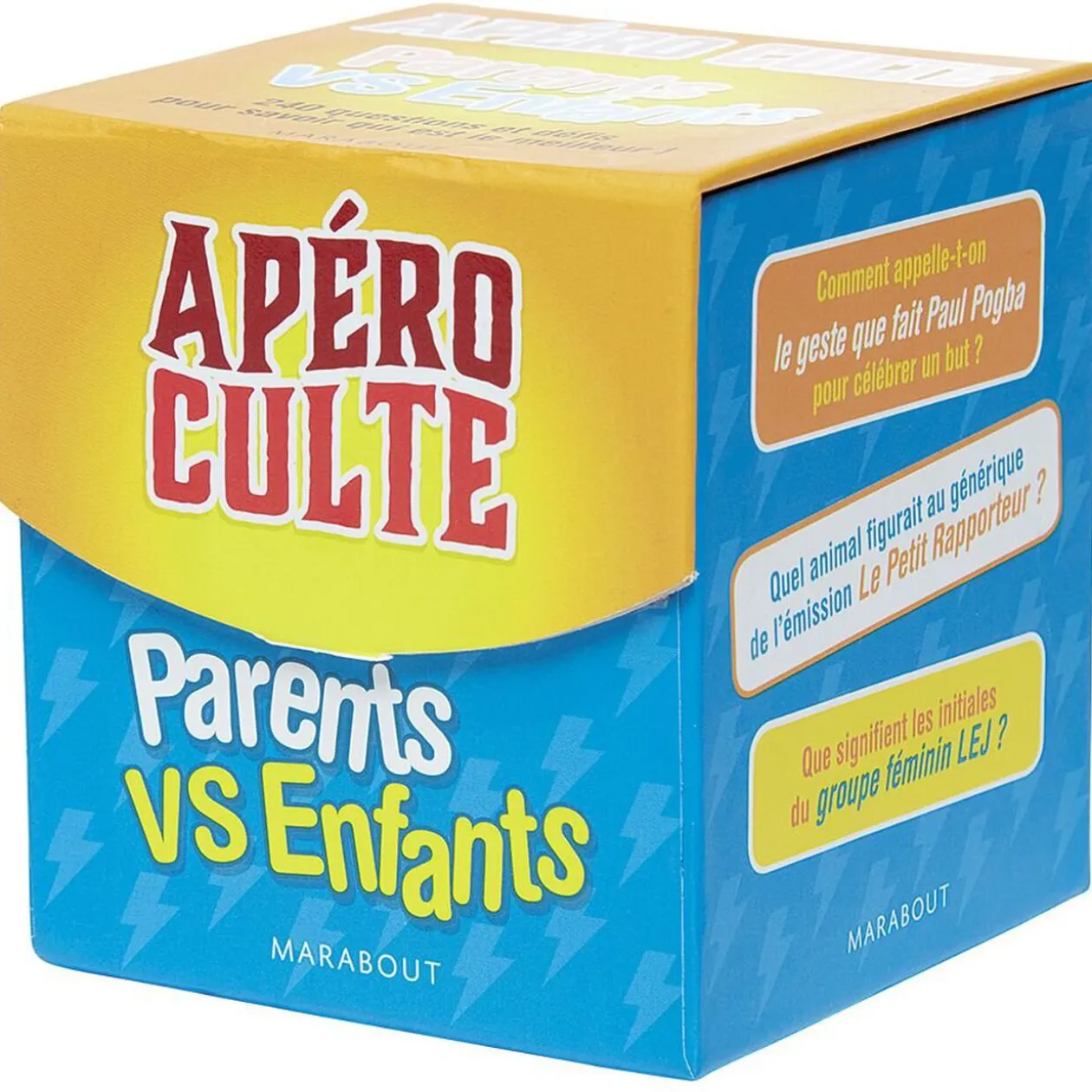 Boîte mini jeu Apéro Culte Parents VS Enfants