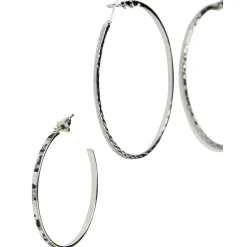 Boucles d'oreilles Créoles - Lot de 2 paires