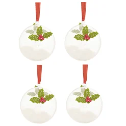 Boule de Noël transparente à garnir x4
