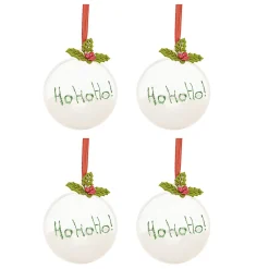 Boule de Noël transparente à garnir x4