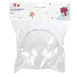 Boule de Noël transparente ouverte à garnir