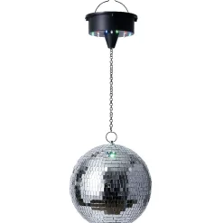 Boule disco à LED Homday Party Ø20xL54,5cm - rotation 360°
