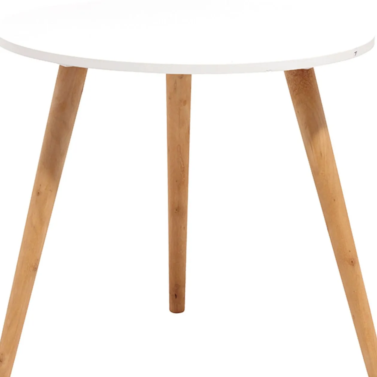 Bout de canapé blanc Charlotte