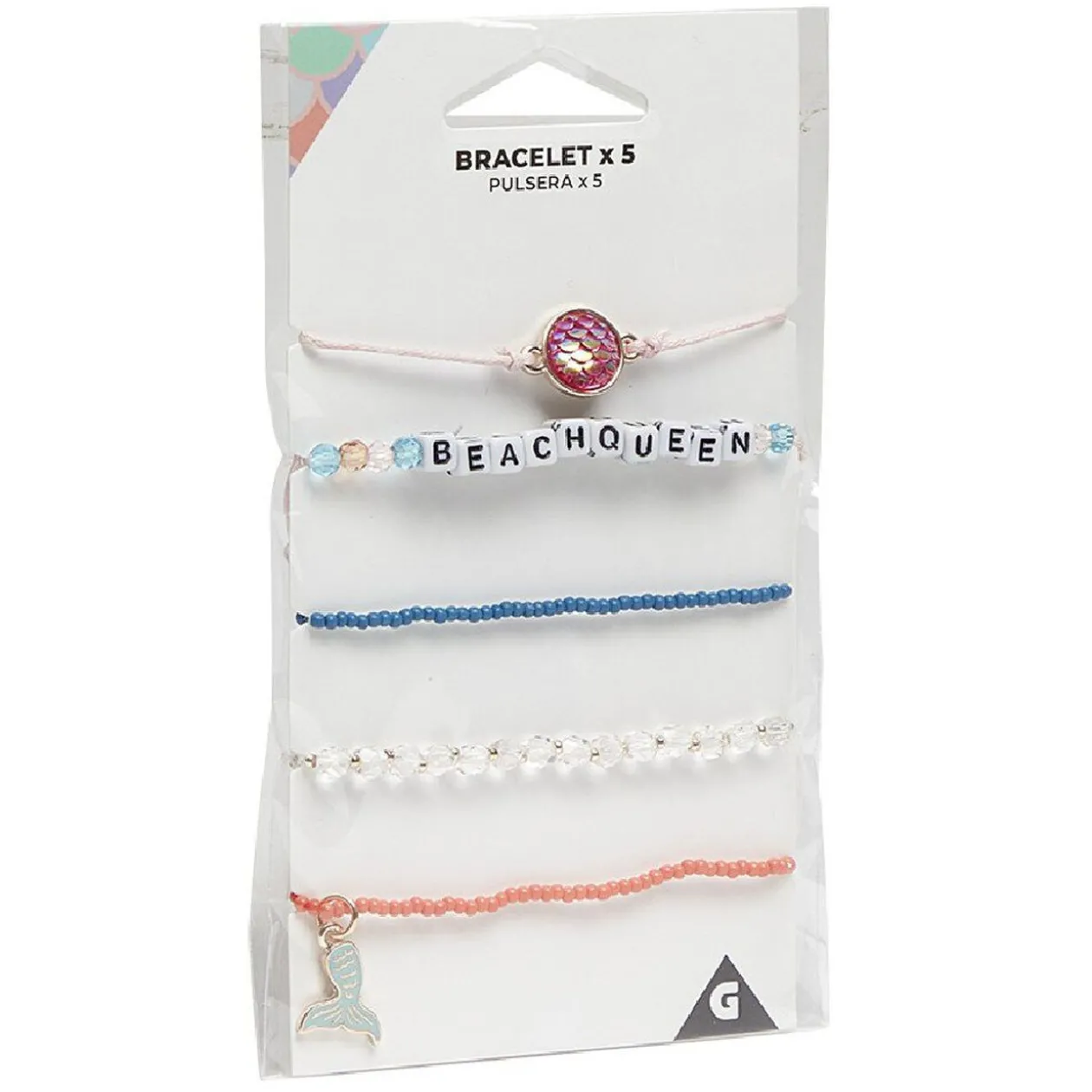Bracelet Beach (x5), métal