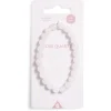 Bracelet crystal large 26 perles quartz rose - Amour