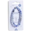 Bracelet crystal large 26 perles aventurine bleu - Tranquilité