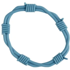 Bracelet de plage effet fil métallique coloré