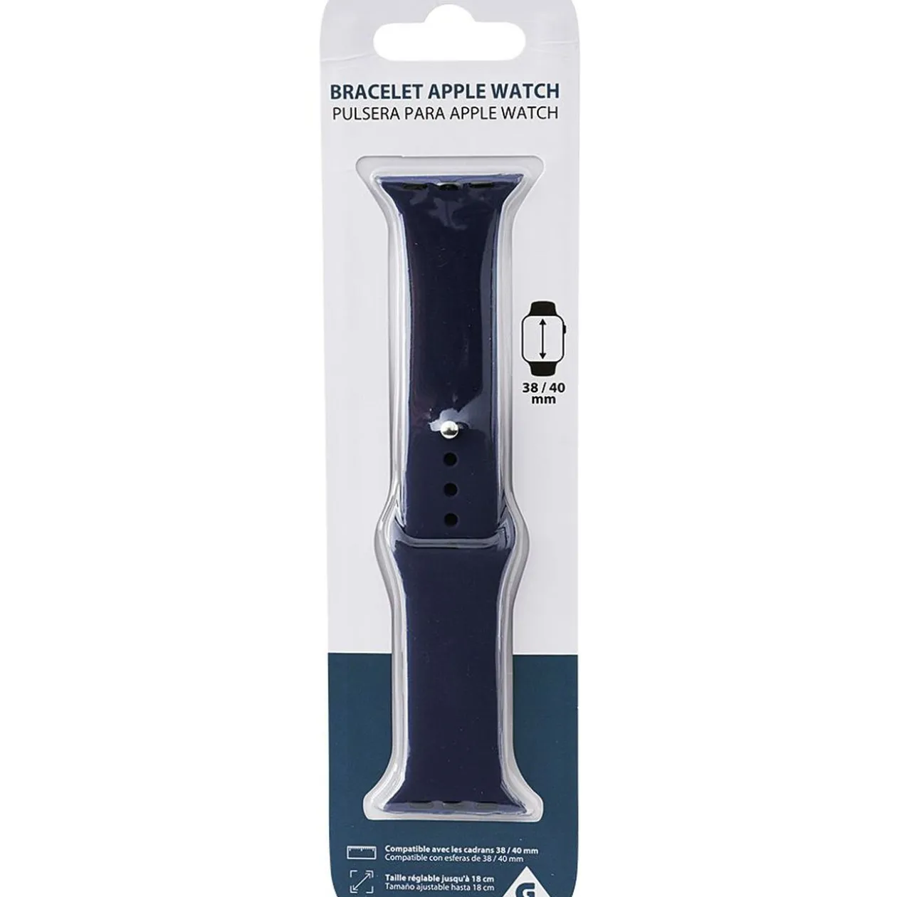 Bracelet pour Apple Watch en silicone 38/40 mm