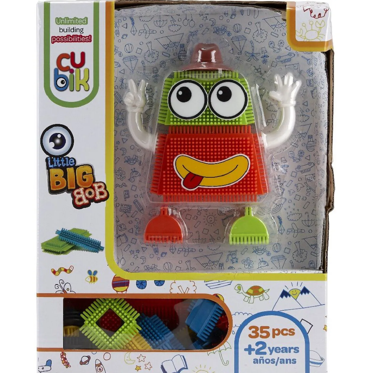 Brique à picots Cubix 35 pièces