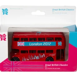 Bus rouge anglais métal