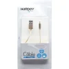 Cable chargeur doré en métal pour Iphone