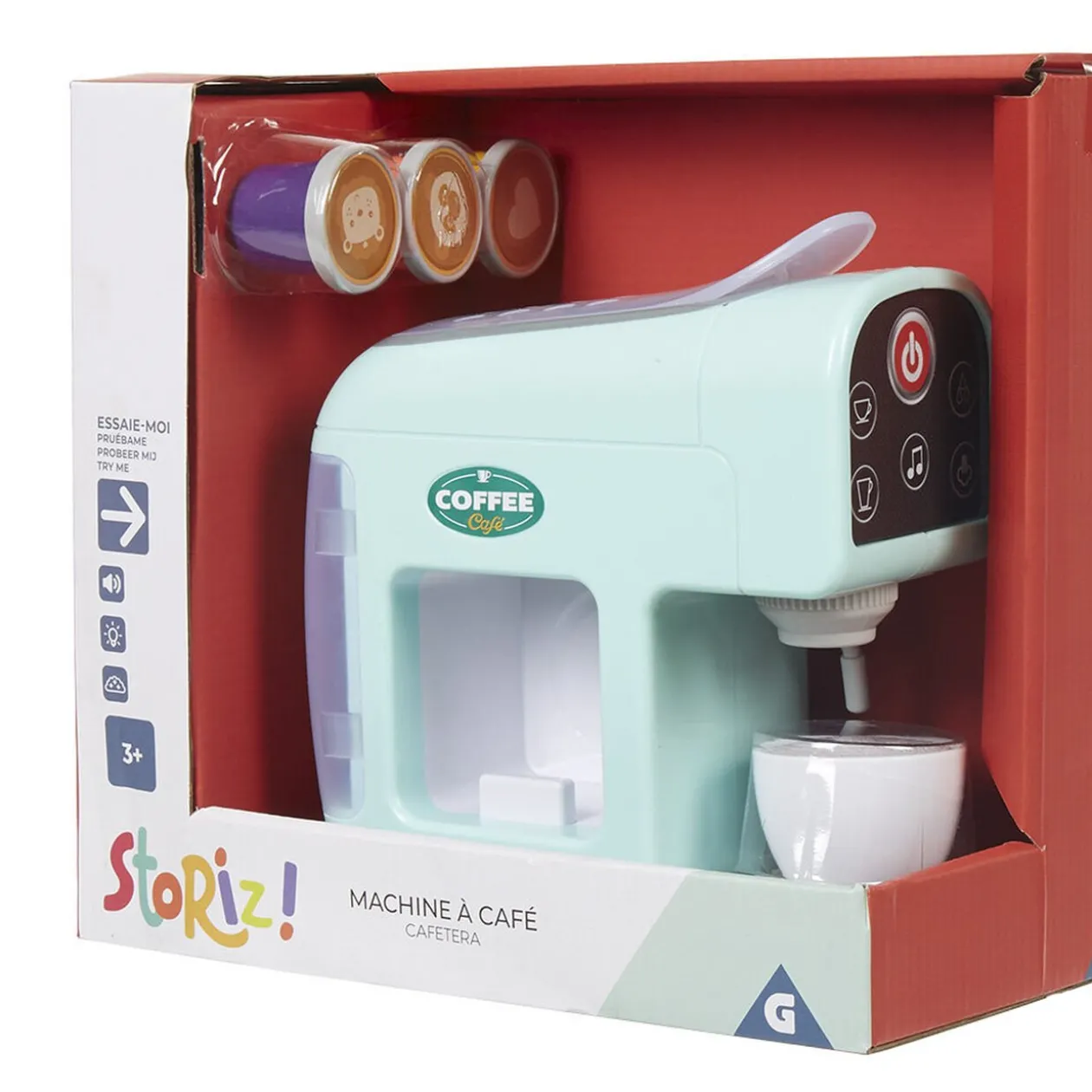 Cafetière factice verte