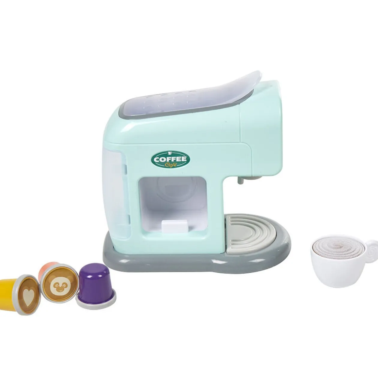 Cafetière factice verte