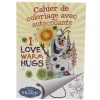 Cahier de coloriage A5 avec autocollants Reine des neiges