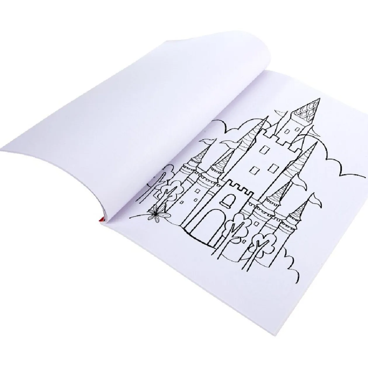 Cahier de coloriage A4 fille et princesse - 44 pages