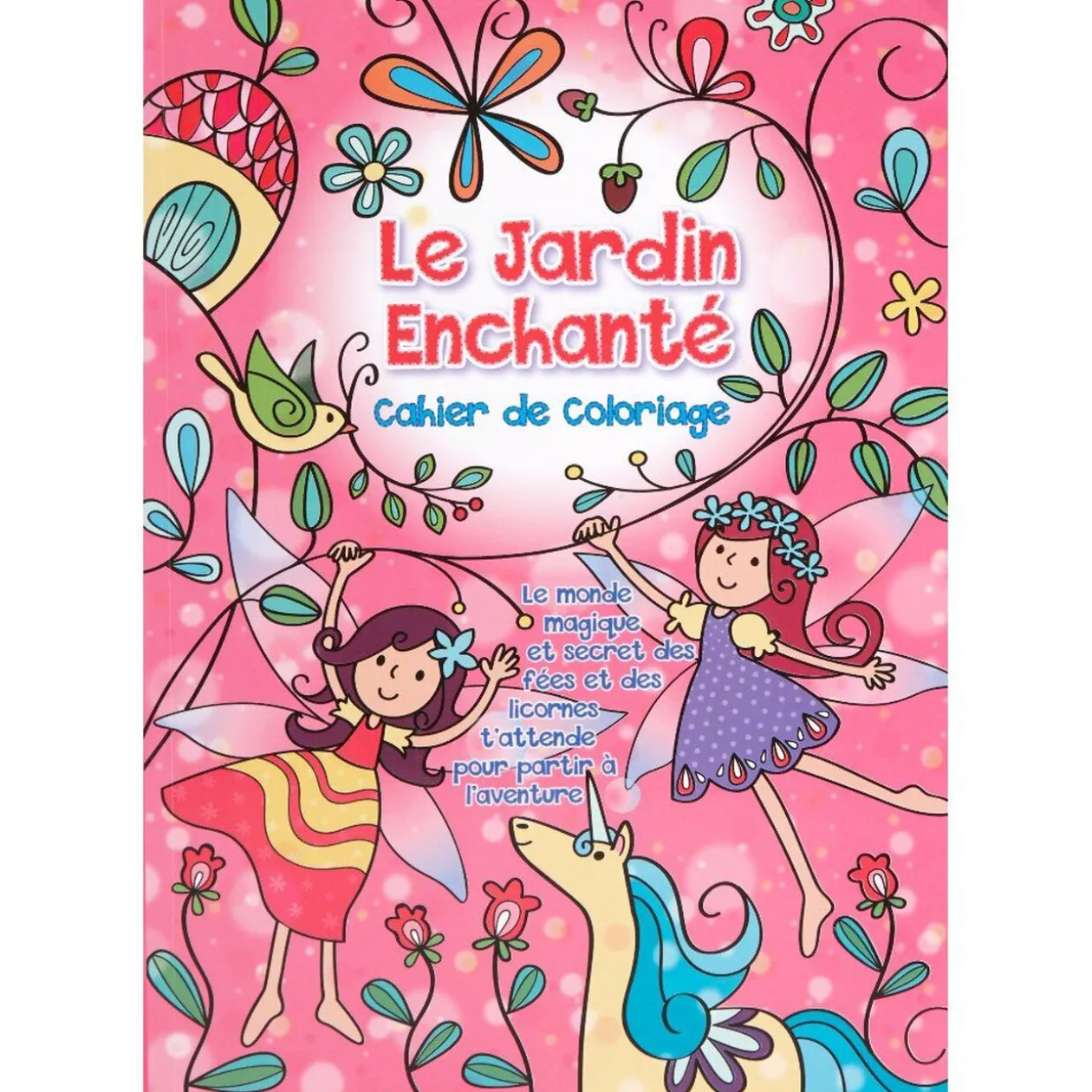Cahier de coloriage A4 fille et princesse - 44 pages