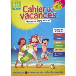 Cahier de vacances enfant